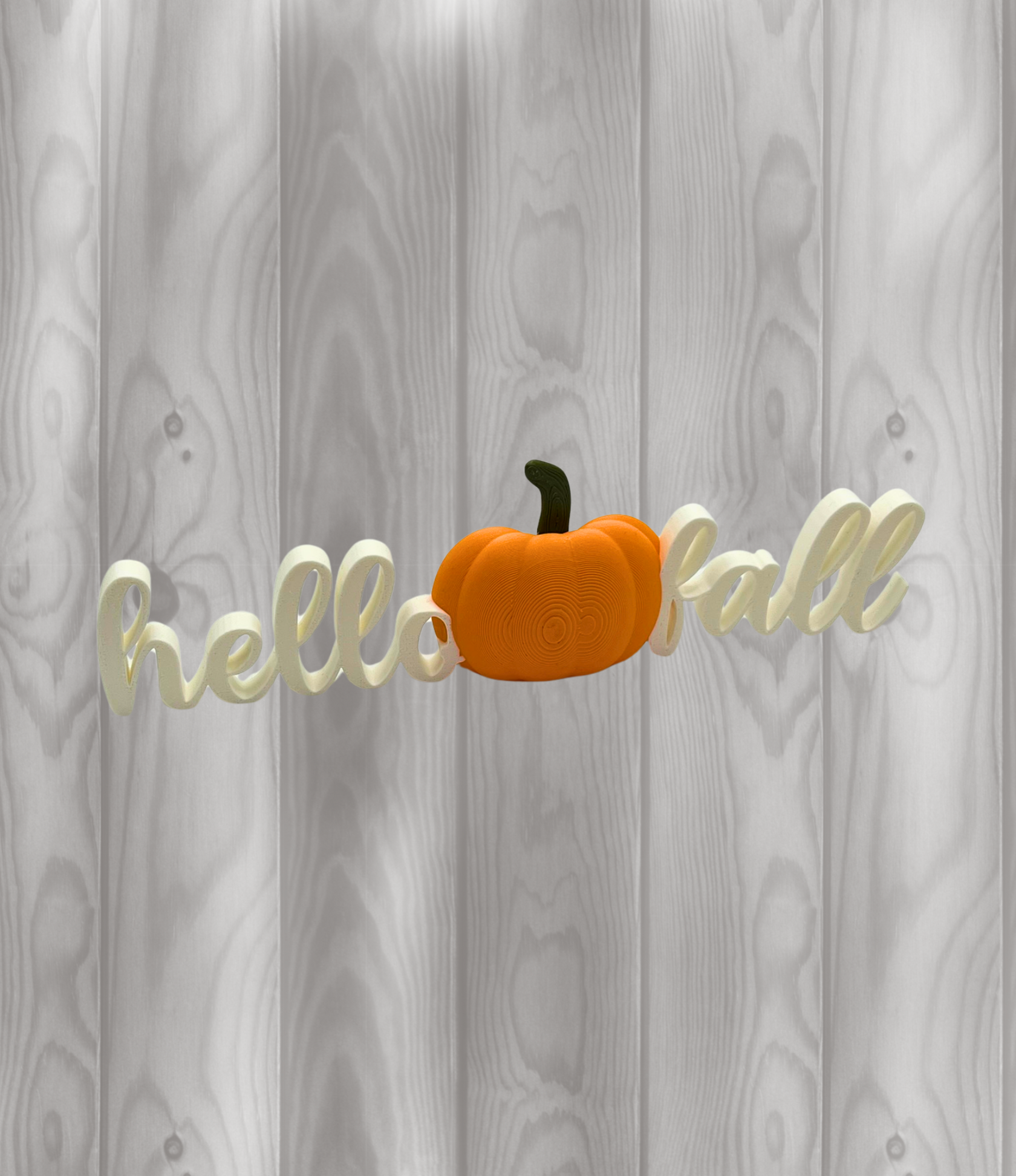 Hello Fall - Dekoschild