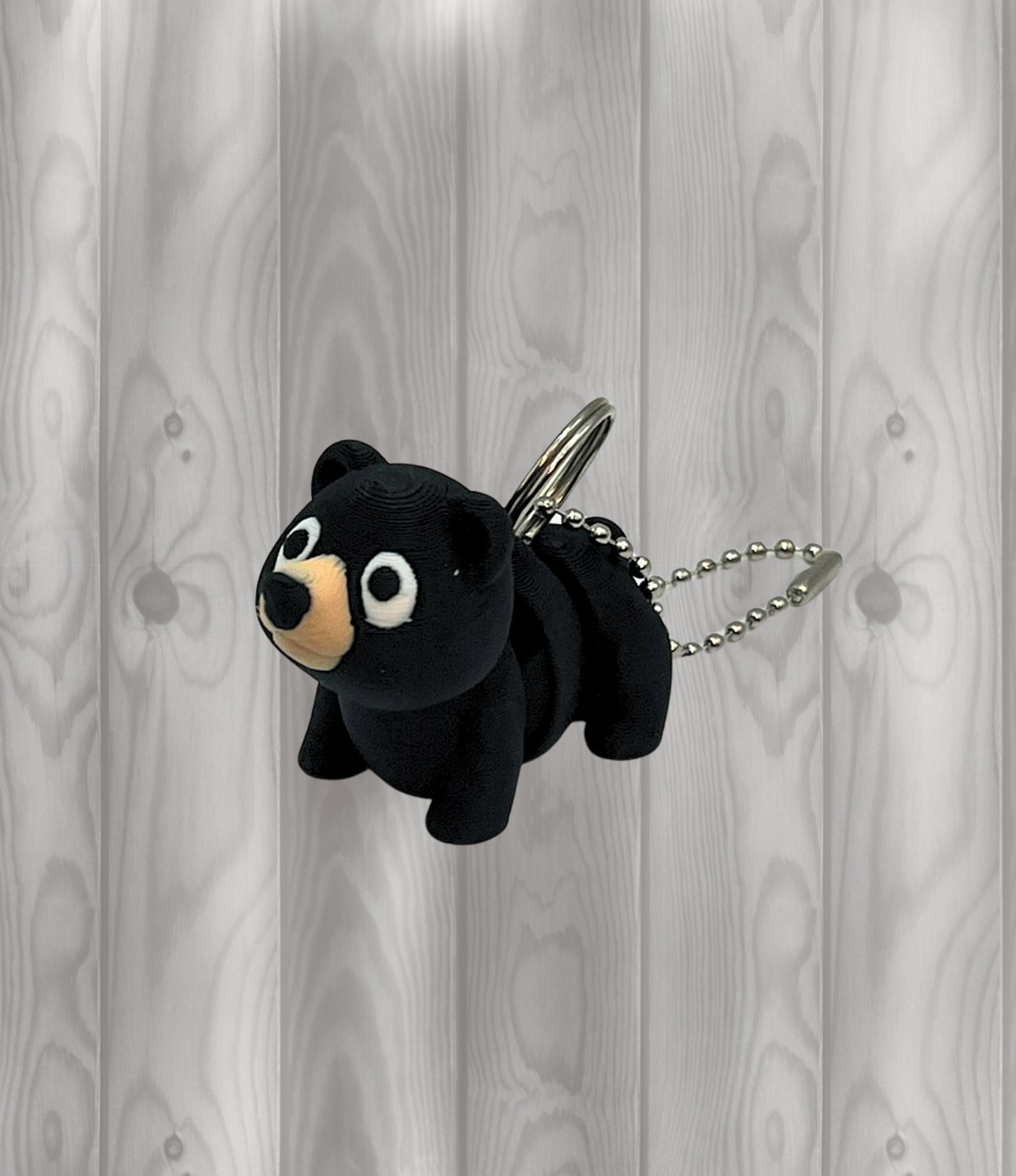 Schwarzbär - Beweglicher Schlüsselanhänger