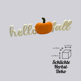Hello Fall - Dekoschild