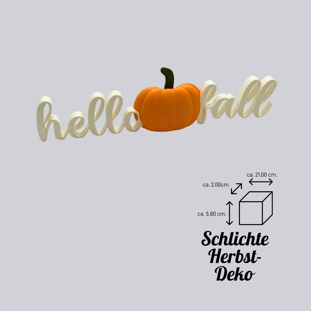 Hello Fall - Dekoschild