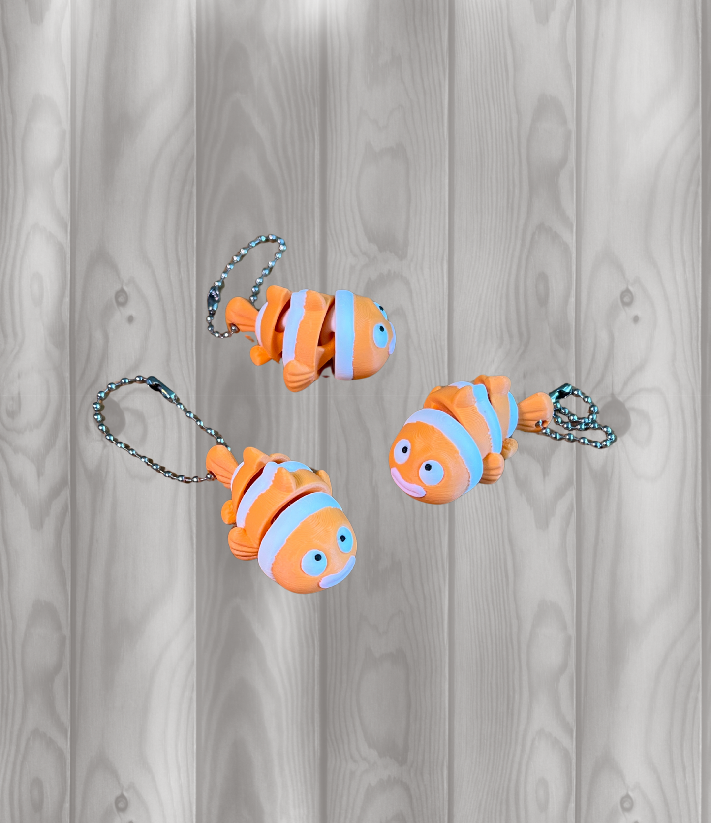 Clownfisch - Beweglicher Schlüsselanhänger