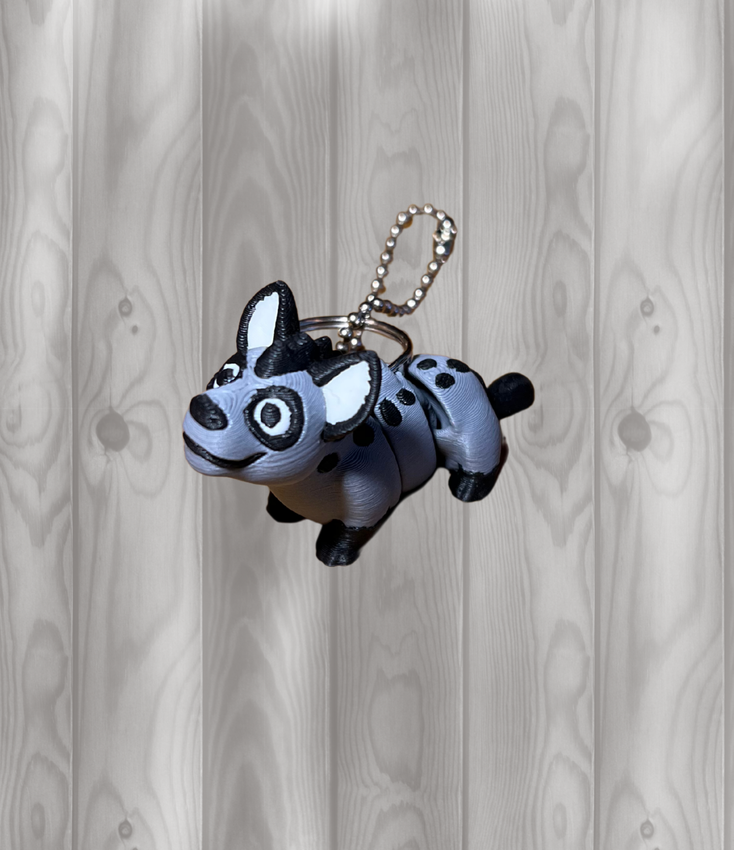 Wildhund - Beweglicher Schlüsselanhänger