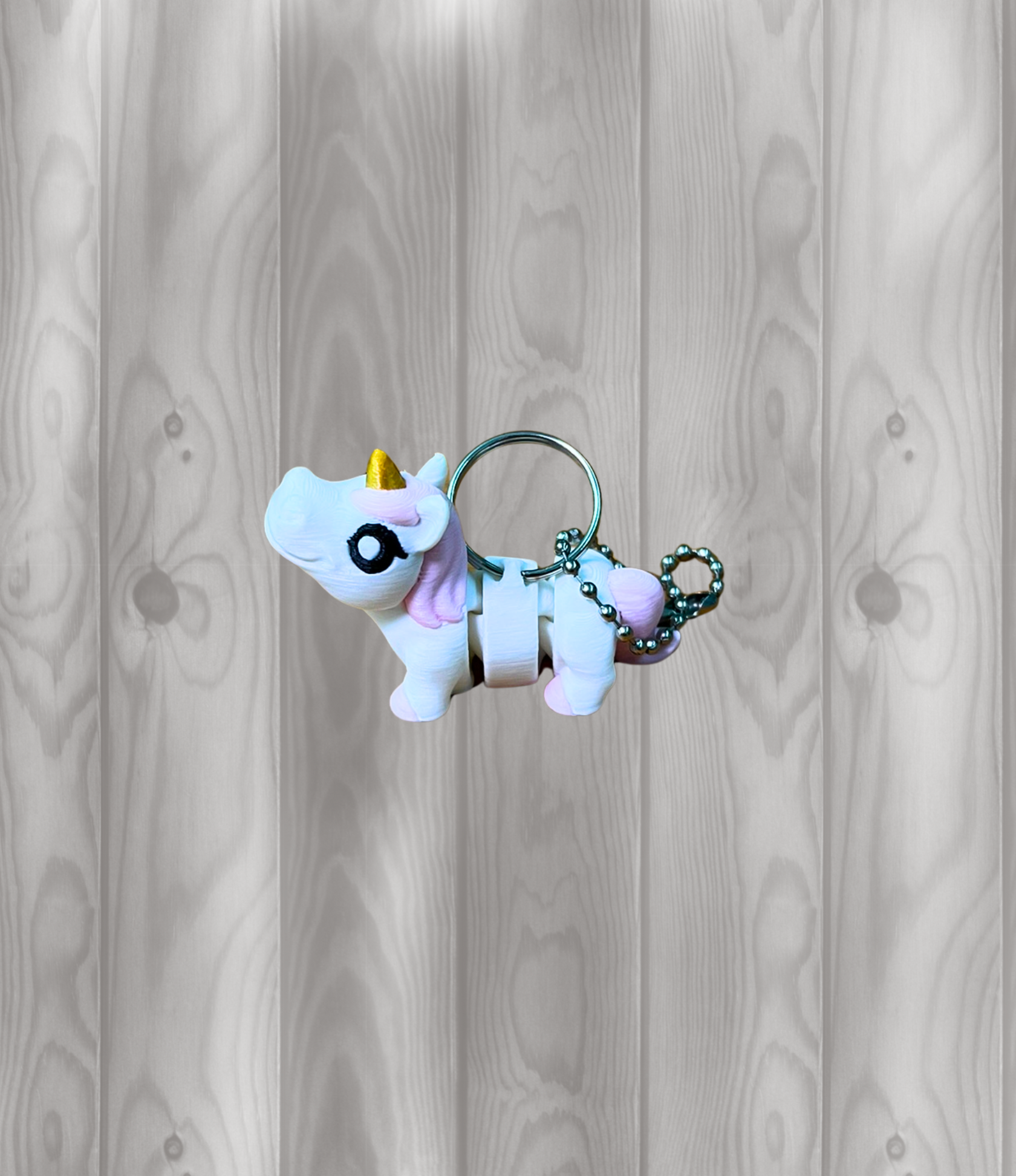 Einhorn - Beweglicher Schlüsselanhänger