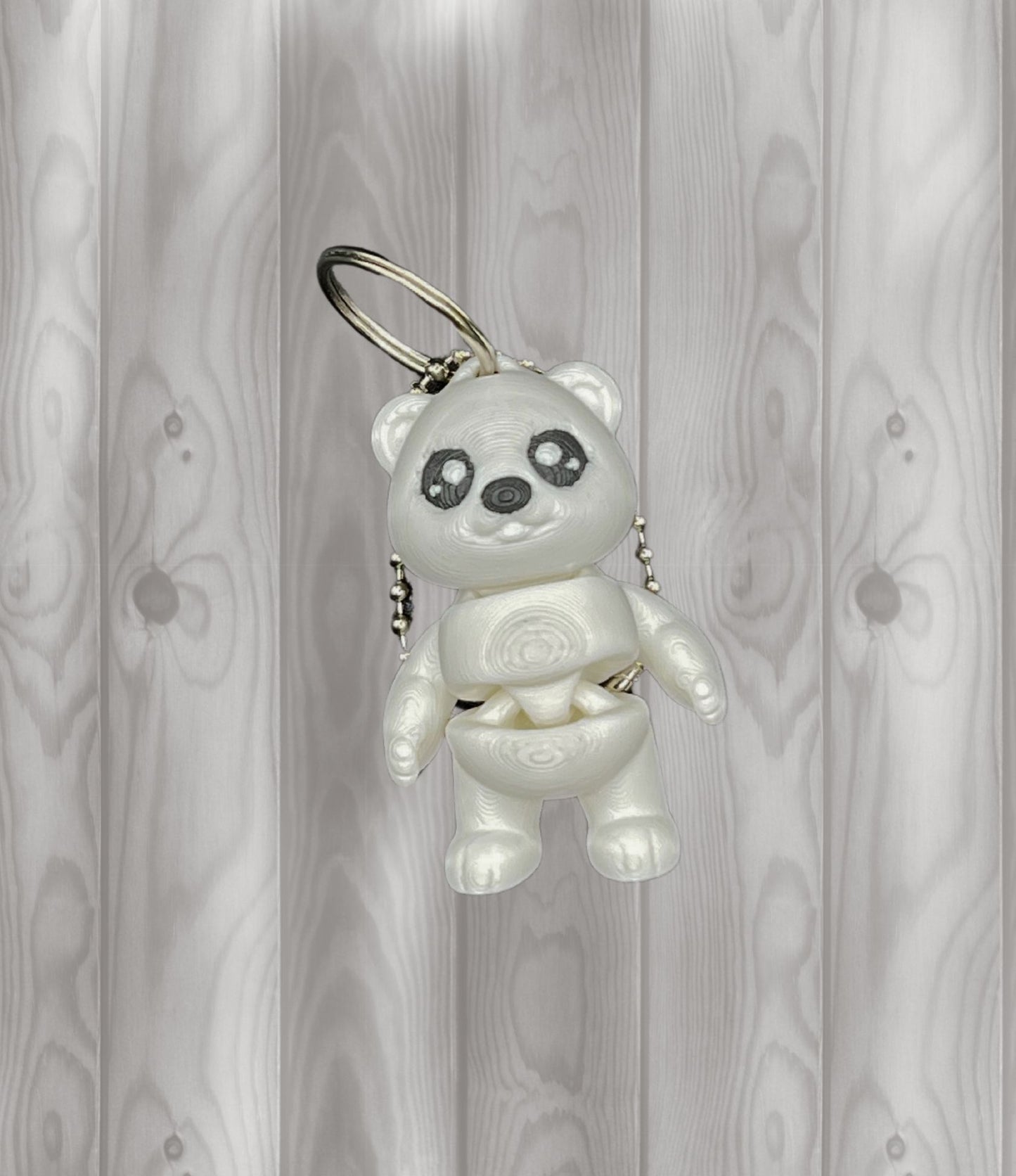 Eisbär  - Beweglicher Schlüsselanhänger