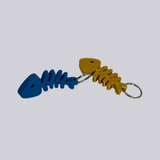 Fisch Skellet Schlüsselanhänger