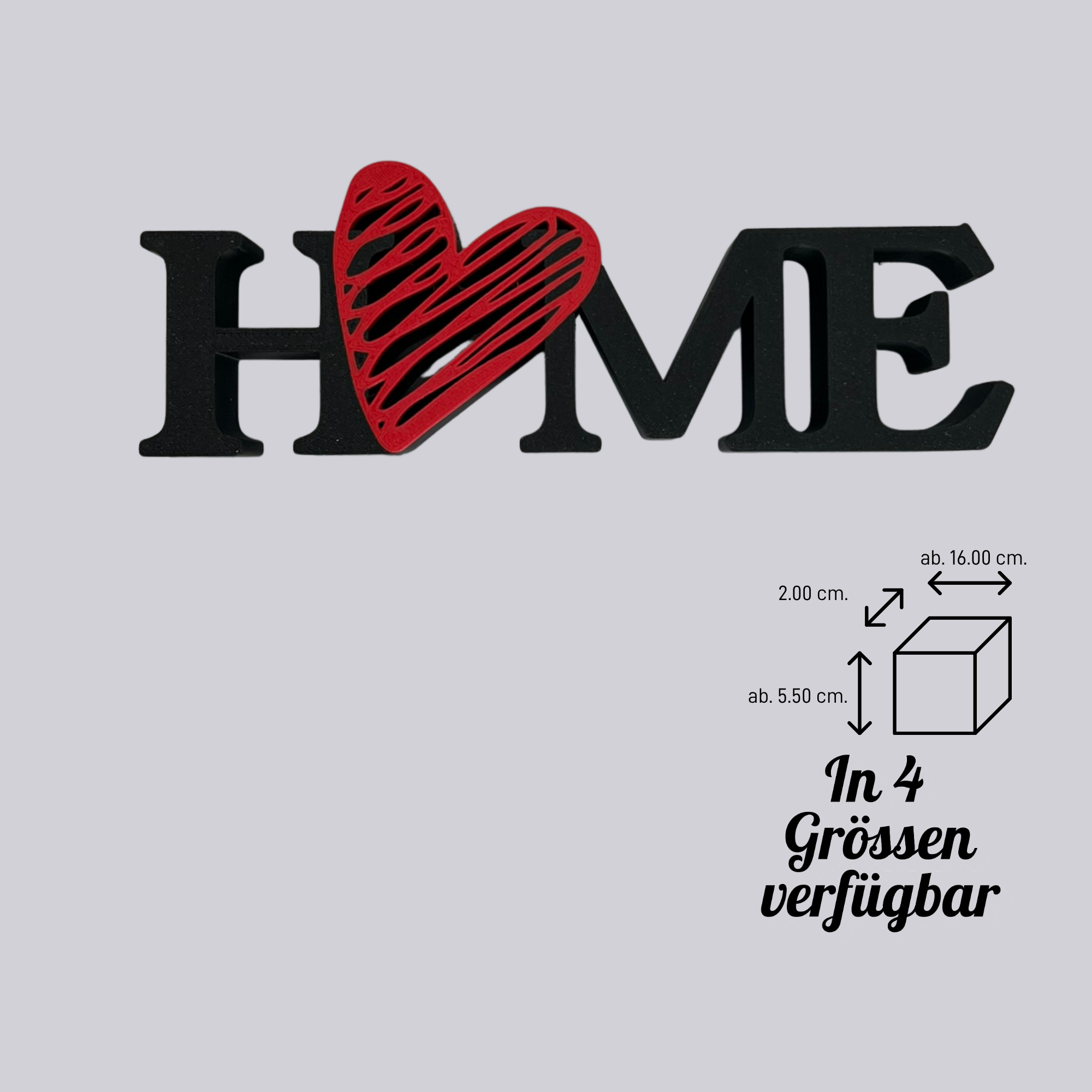 HOME Dekoschild