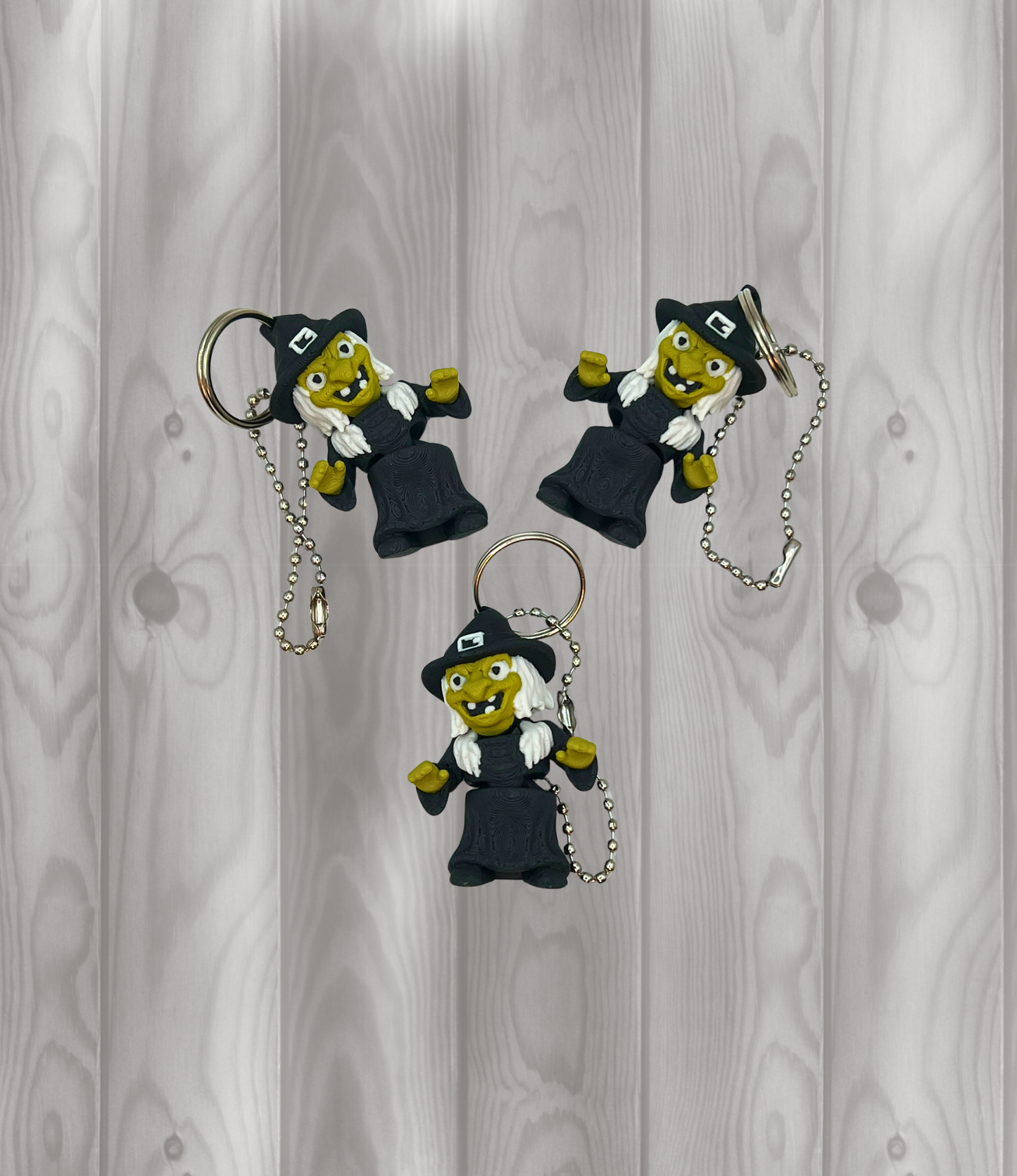 Hexe - Beweglicher Schlüsselanhänger