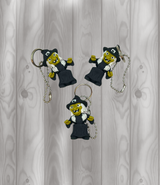 Hexe - Beweglicher Schlüsselanhänger