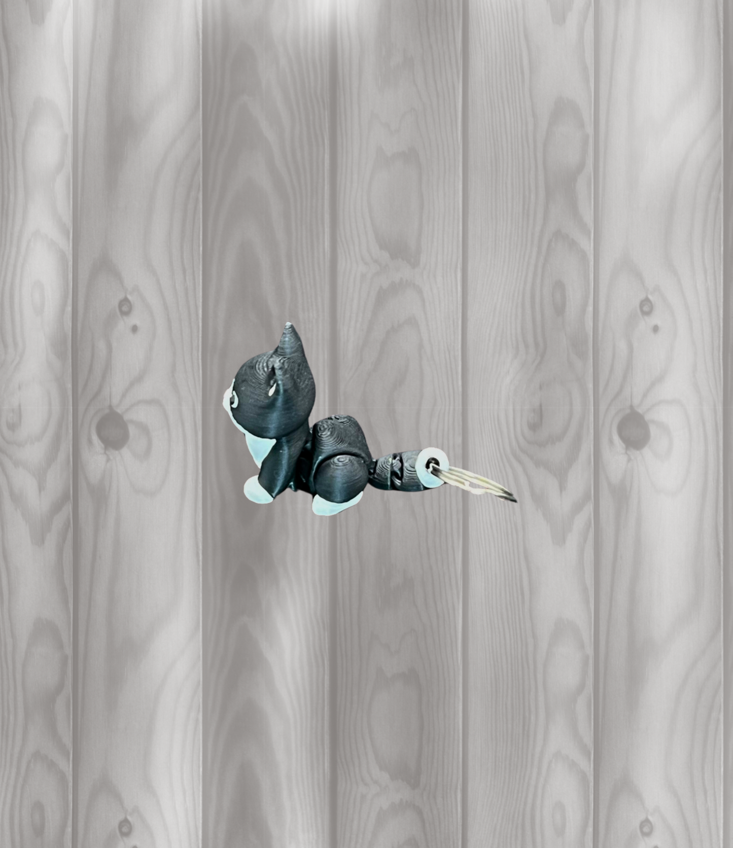 Katze - Beweglicher Schlüsselanhänger