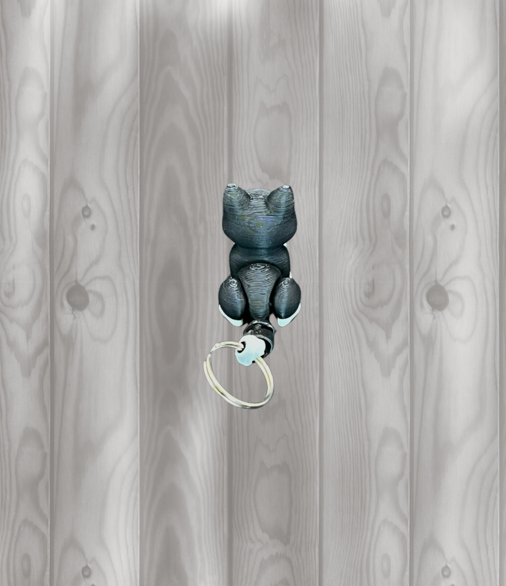 Katze - Beweglicher Schlüsselanhänger