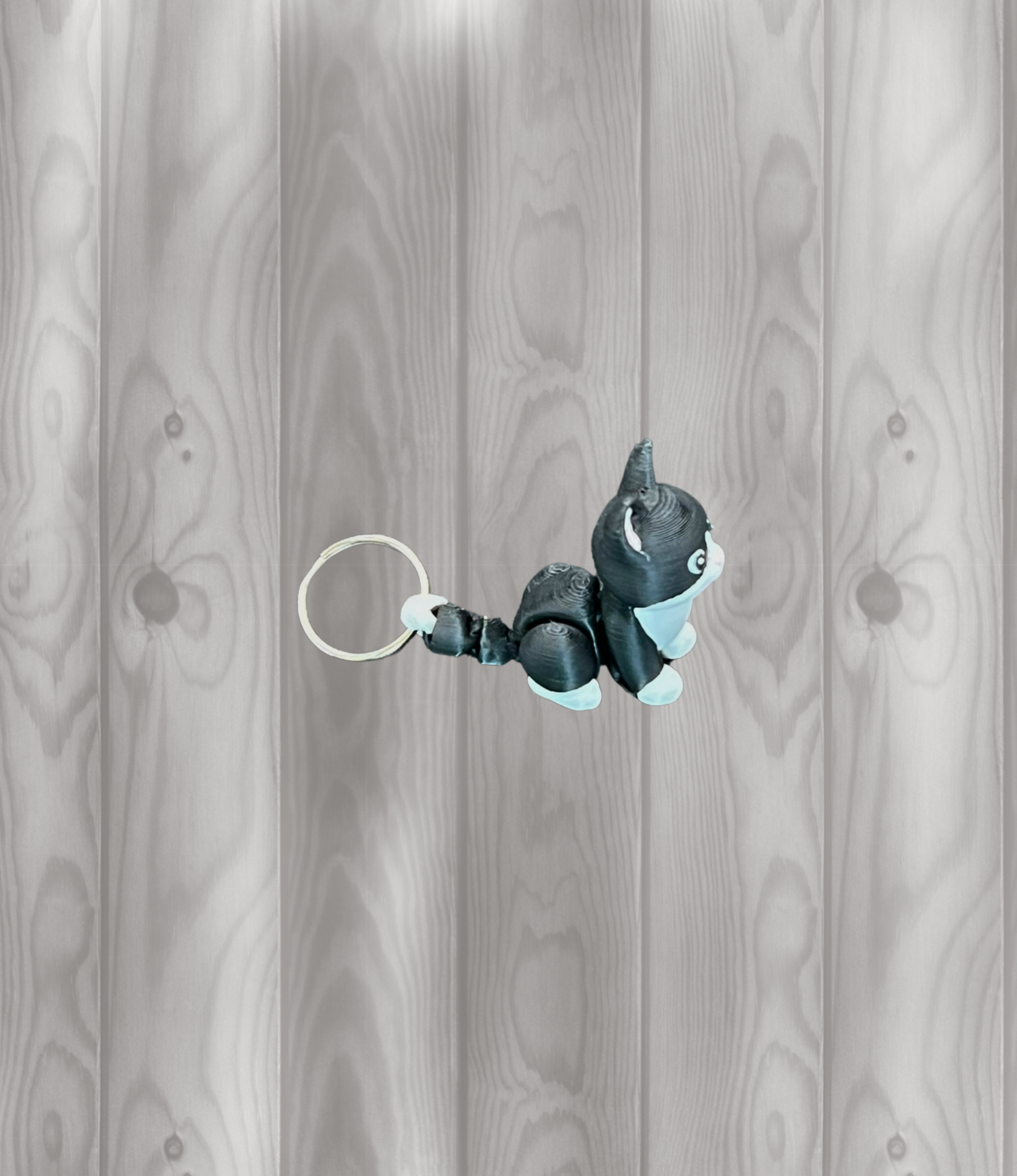 Katze - Beweglicher Schlüsselanhänger