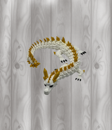 Kristall Drache - Länge 38cm