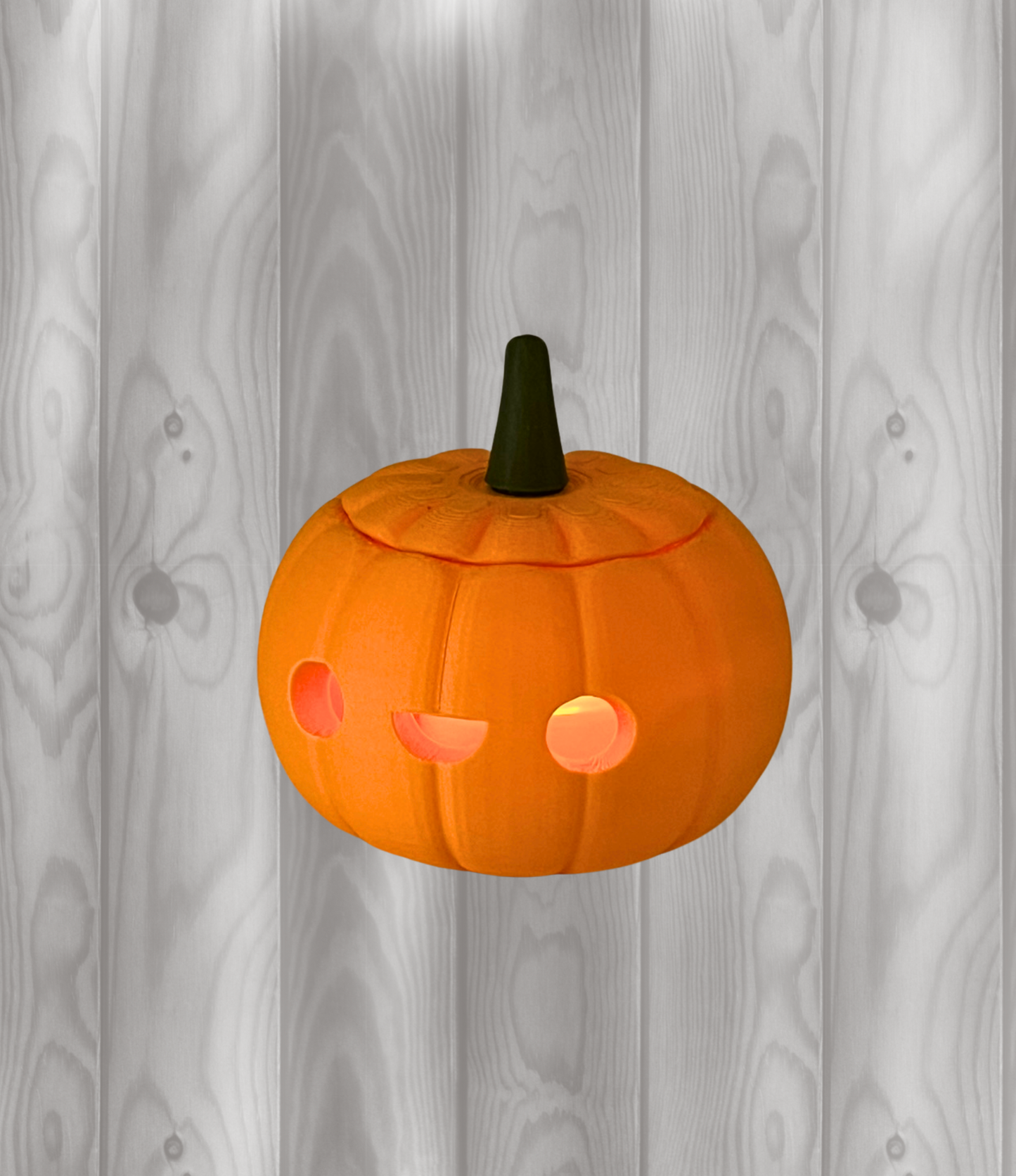 Kürbis Teelicht Funny