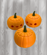 Kürbis Teelicht Funny