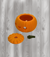 Kürbis Teelicht Funny