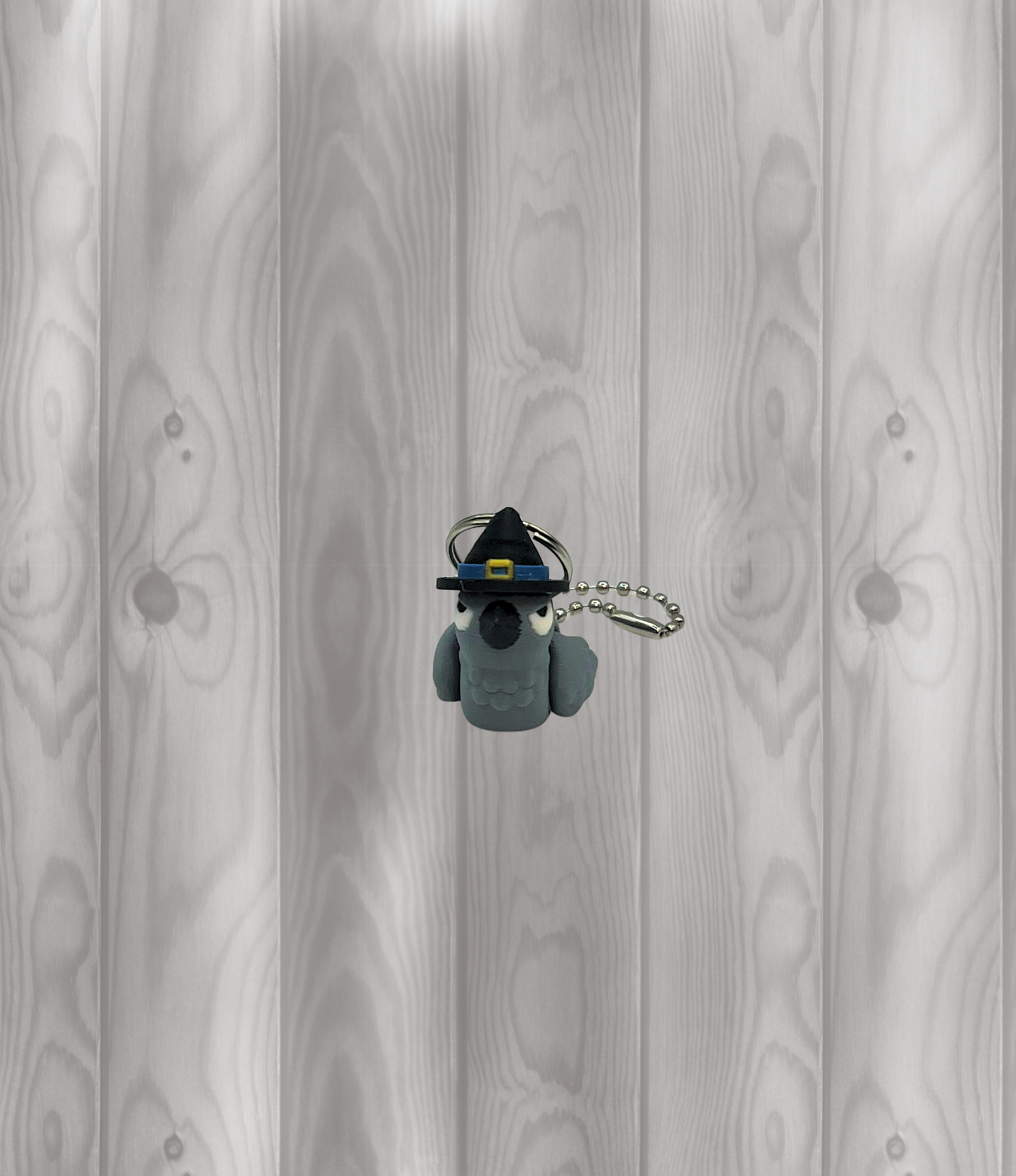 Rabe mit Hut- Beweglicher Schlüsselanhänger