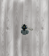 Rabe mit Hut- Beweglicher Schlüsselanhänger