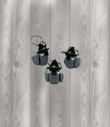 Rabe mit Hut- Beweglicher Schlüsselanhänger