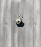 Rabe mit Maske - Beweglicher Schlüsselanhänger