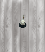 Rabe mit Maske - Beweglicher Schlüsselanhänger