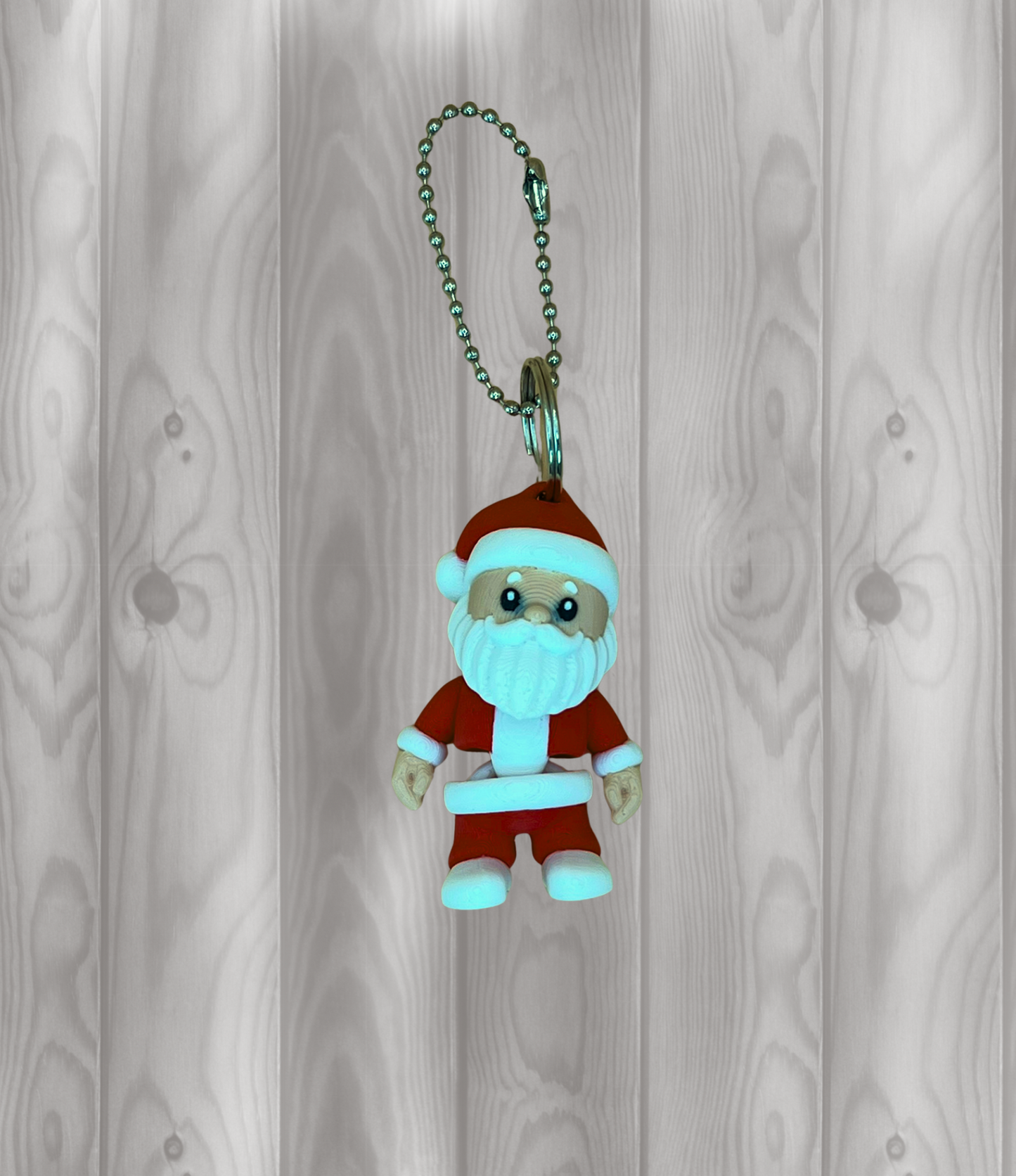 Samichlaus - Nikolaus - Weihnachtsmann - Beweglicher Schlüsselanhänger