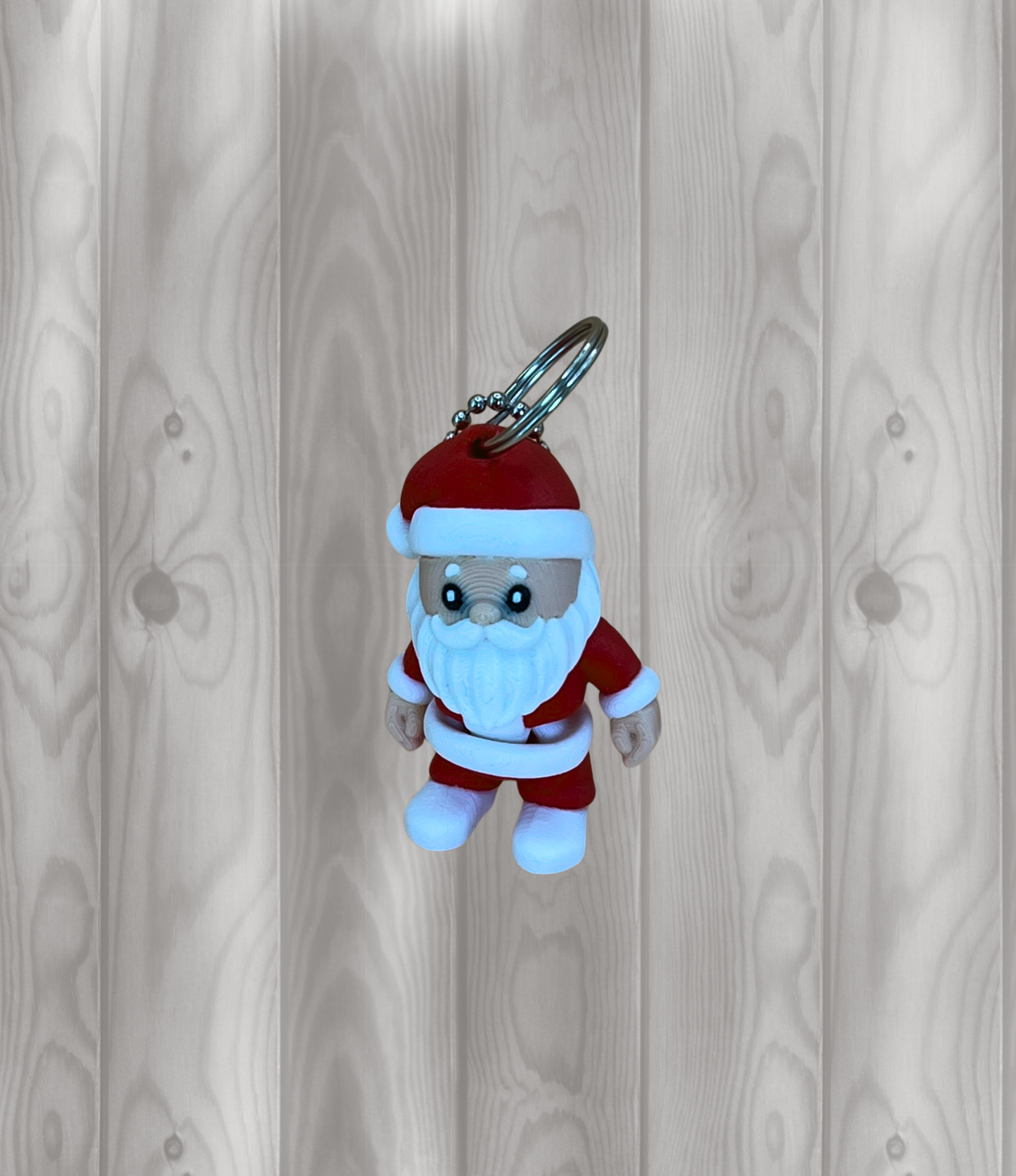 Samichlaus - Nikolaus - Weihnachtsmann - Beweglicher Schlüsselanhänger