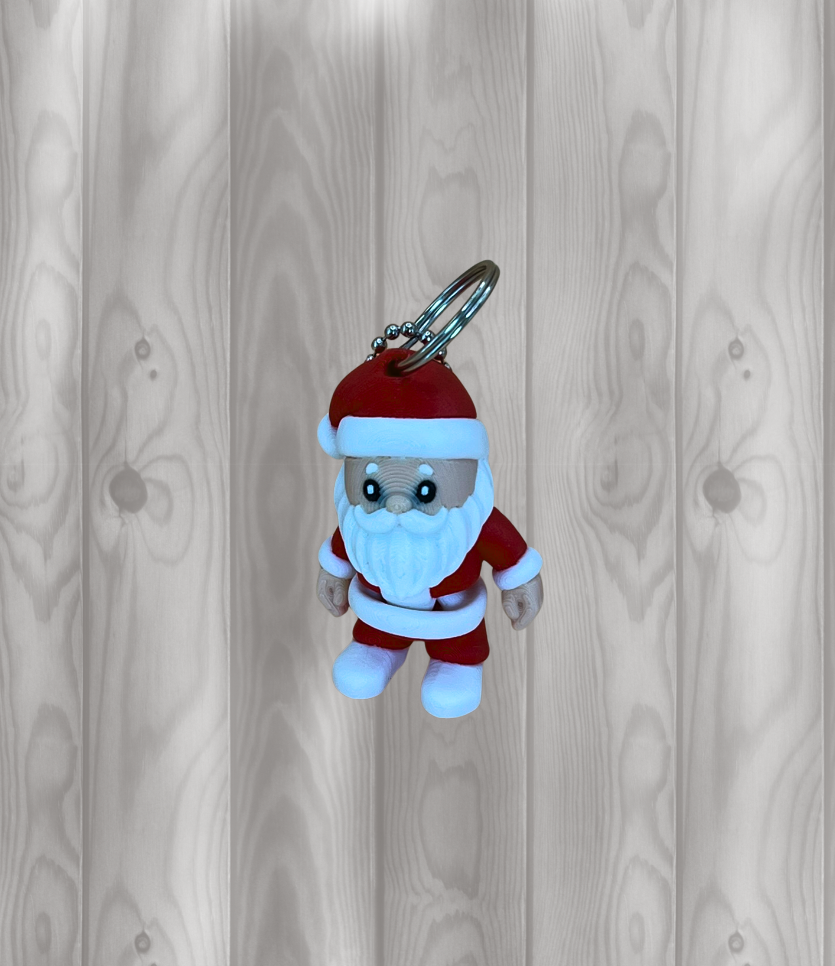 Samichlaus - Nikolaus - Weihnachtsmann - Beweglicher Schlüsselanhänger