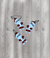 Samichlaus - Nikolaus - Weihnachtsmann - Beweglicher Schlüsselanhänger