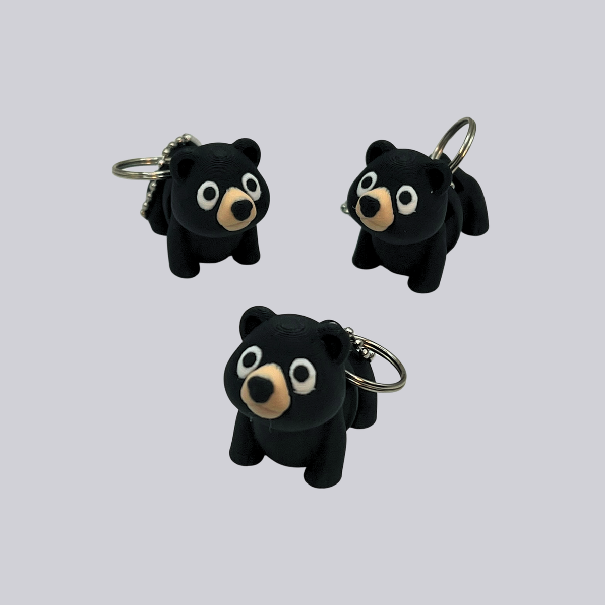 Schwarzbär - Beweglicher Schlüsselanhänger