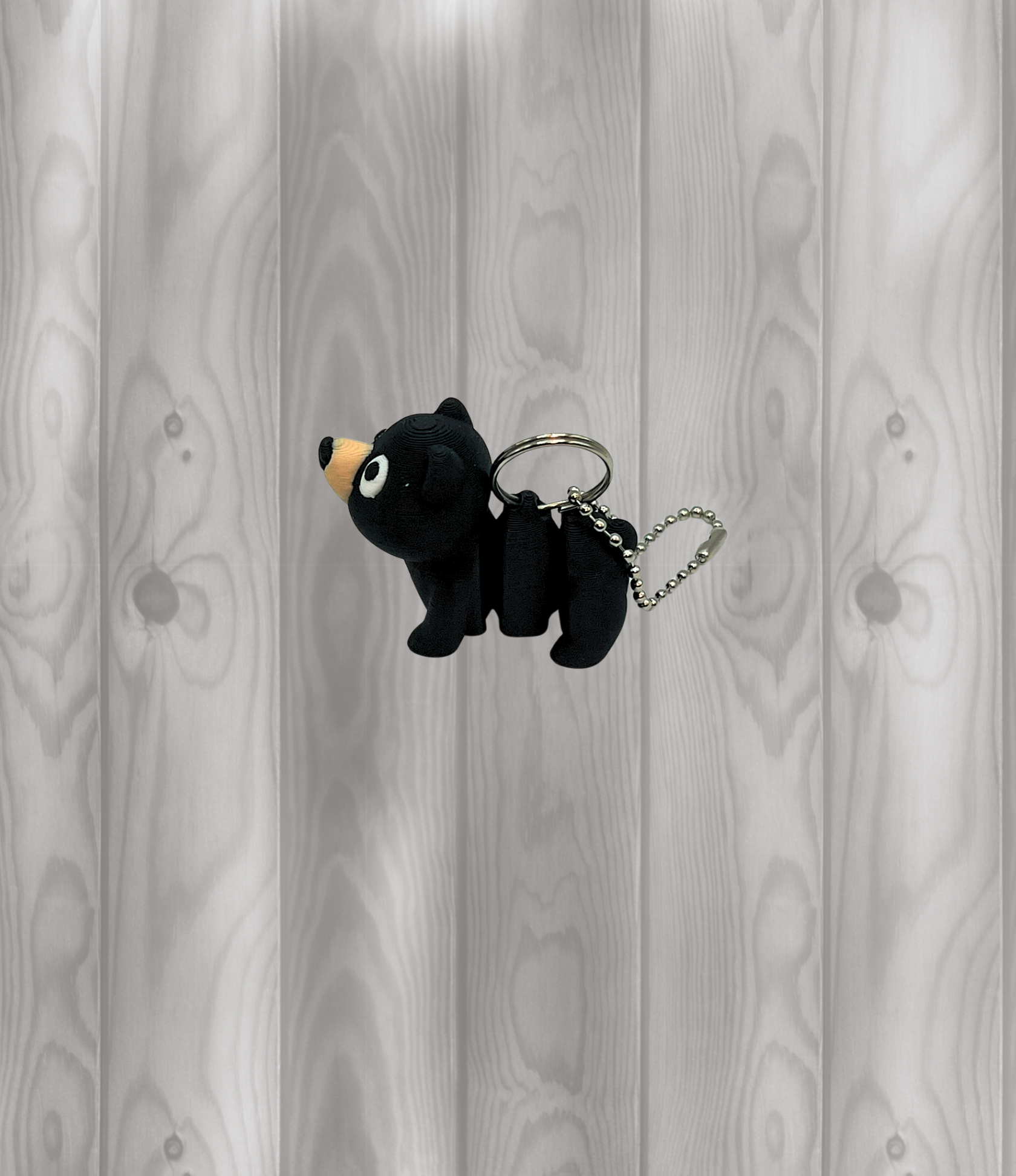 Schwarzbär - Beweglicher Schlüsselanhänger