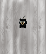 Schwarzbär - Beweglicher Schlüsselanhänger