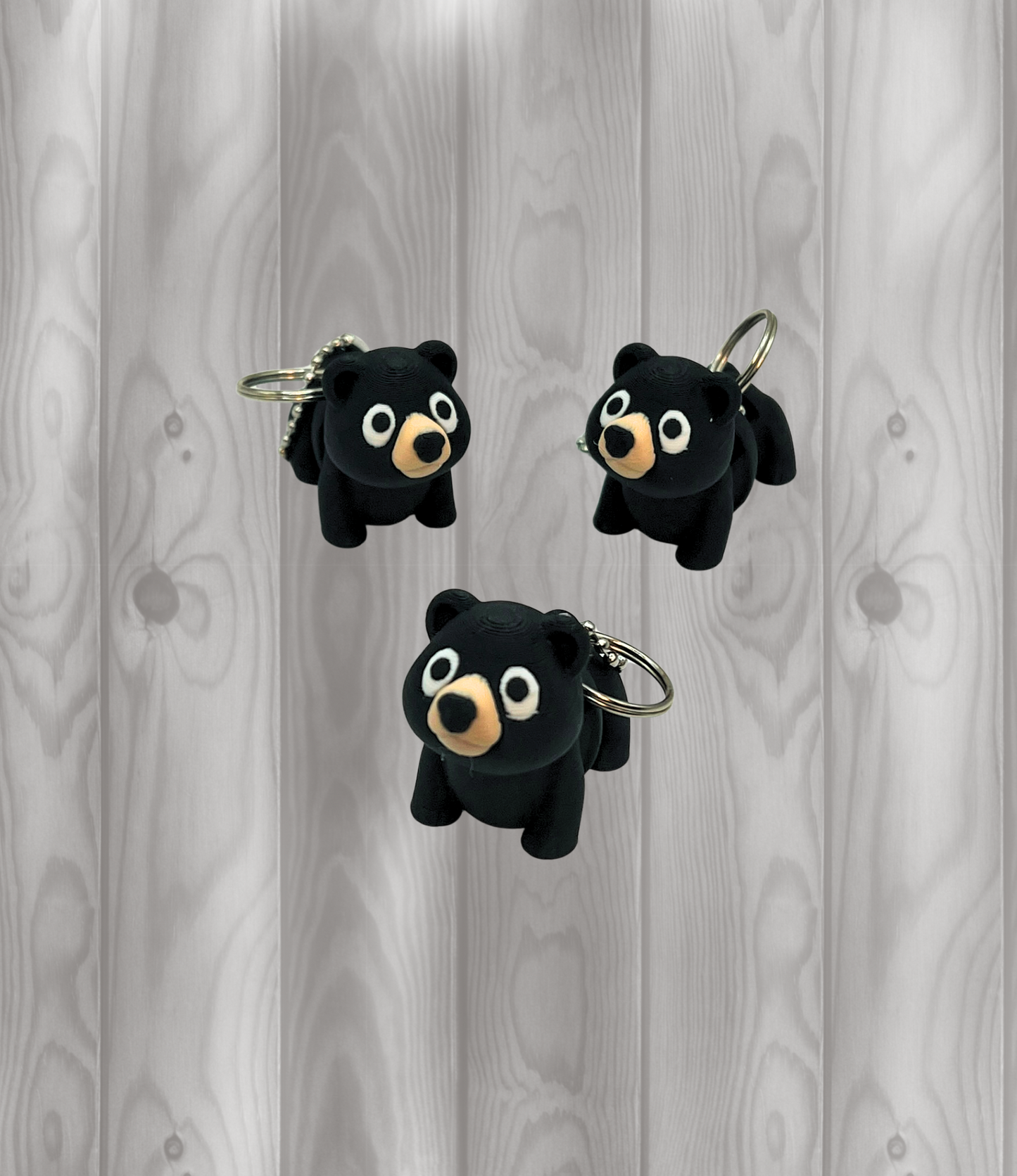 Schwarzbär - Beweglicher Schlüsselanhänger