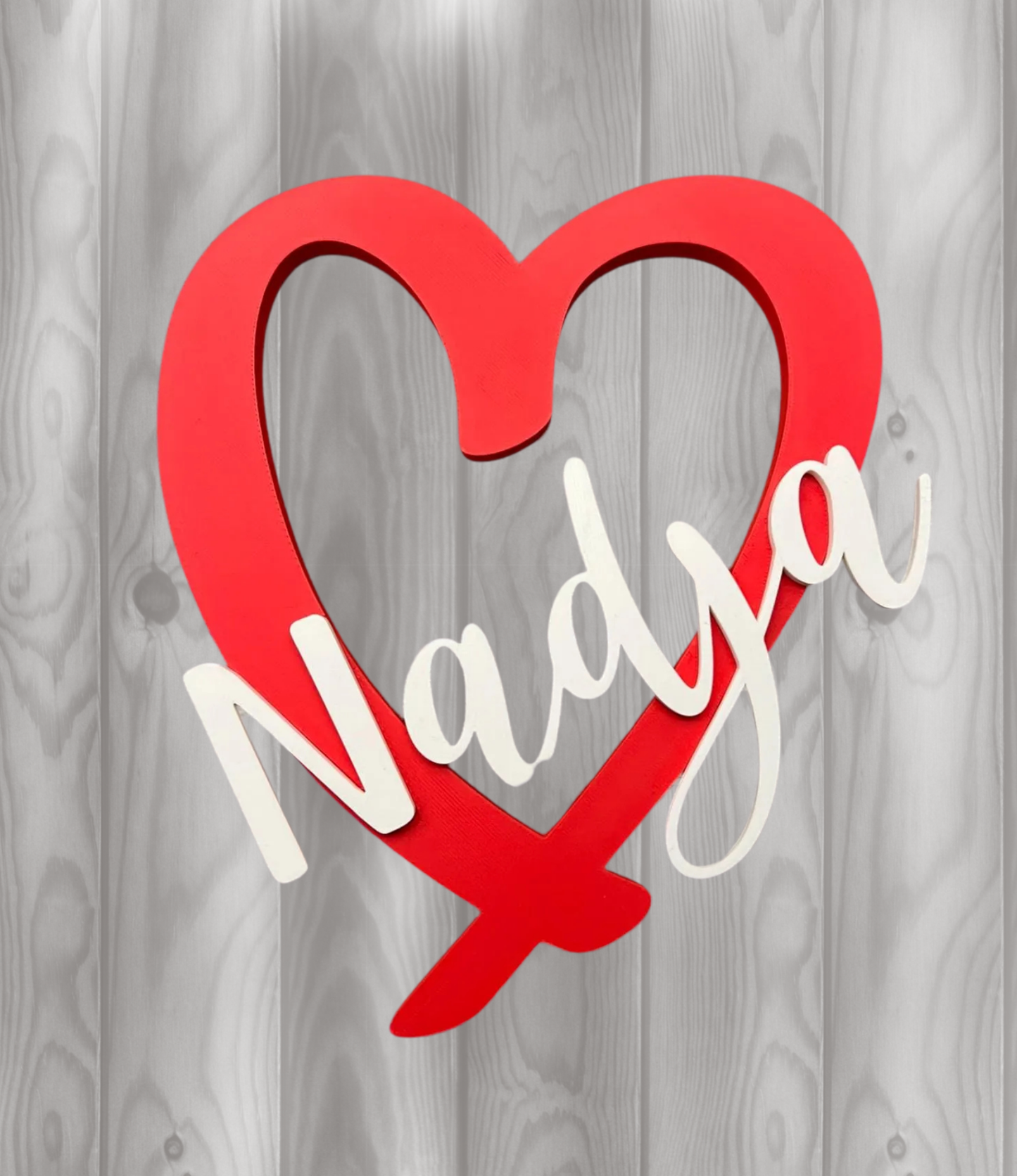 Herz mit individuellem Wunschname