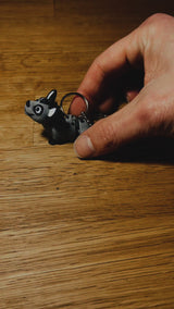 Wildhund - Beweglicher Schlüsselanhänger